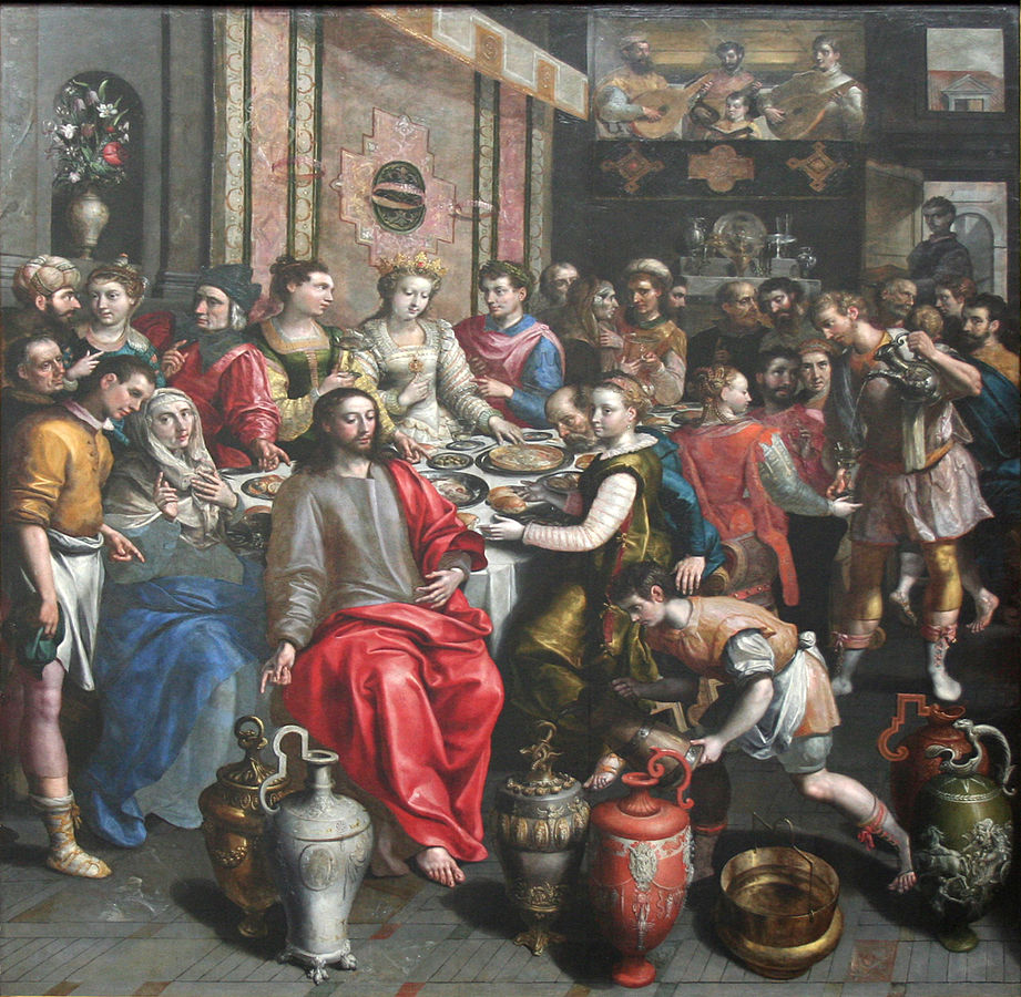 The Marriage at Cana by Marten de Vos